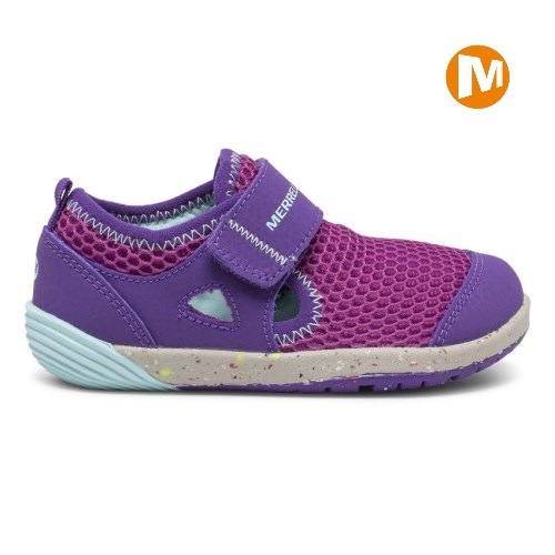 Merrell Bare Steps H2O Kids Trainers Purple UK.DWIA
